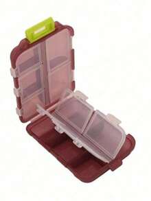 1pc Travel Pill Box, Portable Storage Container With Sealed Compartment Design, PP Plastic Material, Suitable For Car, International Travel And Various Occasions, Convenient For Organizing Medications - View 15