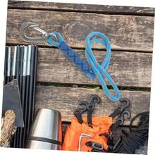 Durable Nylon Strap With Metal Hook - UV Resistant, Weatherproof, Wear-Resistant - Suitable For Outdoor Hammocks, Tree Swings, Patio Chairs - Easy To Install Climbing Buckle - Perfect For Garden, Camping, Backyard Use - A - View 4