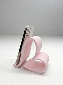 Heart-Shaped Phone Stand | Printed Universal Tablet Stand, Home, Office, Party Decor Desktop Storage, Suitable For Birthday, Holiday, Wedding/Birthday, Holiday, Bride-To-Be Gift, Bridesmaid Gift, Bachelorette Party, No Power Required - A - View 6