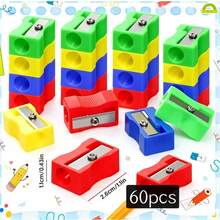 60pcs/120pcs Bulk Pencil Sharpeners, Colorful Pocket Mini Handheld Pencil Sharpeners, Back To School Essentials - A - View 14