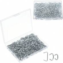 Hog Ring Pliers Kit - 110 Pack 3/4" Galvanized Rings & Pliers For Fencing & Automotive Upholstery - 375 Pcs, 1/2", 3/4", 3/8" - View 5
