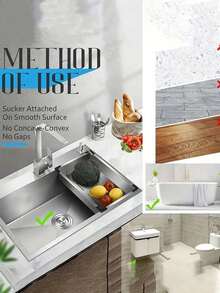 4pcs/2pcs Anti-Clogging Drain Filter, Kitchen Sink Anti-Clogging, Bathtub/Shower/Bathroom Drain Cover, Soft Rubber Fit Prevents Shifting, Bathroom Drain Anti-Clogging Filter Cover, Tight Fit, Durable Plastic Mesh, Kitchen And Bathroom Essential. - View 3
