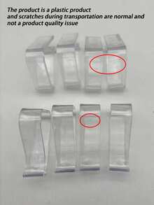 24pcs/16pcs/8pcs Tablecloth Clips, Transparent Non-Slip Fixing Clips, Kitchen Tablecloth Clips, Home Tablecloth Non-Slip Fixing Device, Wholesale, Plastic Tablecloth Clips, Tablecloth Fixing Device, Suitable For Outdoor Tablecloth Clips, Picnic, Wedding, Camping, Restaurant, Meeting, Party, Holiday And Other Occasions. - Multicolor - View 9