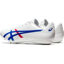 Asics Unisex Hypersprint 7 Track & Field Shoes, 11.5, WHITE/ BLUE Variant 1 - None - View 3