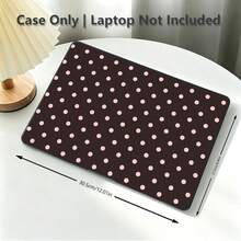 1件波點UV印花筆記本電腦保護殼，透明硬殼蓋，適用於MacBook Air和Pro，耐用塑料保護套 - 查看 4