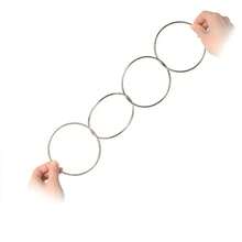 Juego de 4 piezas de jugueteágico para adolescentes, anillo de hierro, accesorios de magia, círculoágico clásico, juguete de magia de cerca para principiantes. - 4 piezas - Ver 5