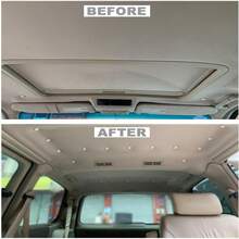 40pcs Car Roof Headliner Repair Clips Screw Buttons Fasteners, Fix Sagging Headliner, Interior Repair Nylon Fixing Nails, Car Roof Headliner Repair, Easy To Use, No Glue Required - Grey Flannel Plaid - A - View 10