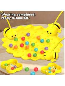 Multi-Player Bee Honey Collection Fishing Game Toy, Desktop Competitive Party Game Toy, English Color Box Packaging, Suitable For Teens 14+ As A Gift - Multicolor - View 9