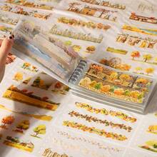 JotBox Autumn Scrapbook Autumn Coil PET Die-Cut Sticker Book Planner Decoration Autumn Atmosphere Planner Collage DIY Material Stickers School Supplies - Autumn Picture Book PET Sticker Book - View 9