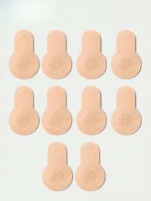 40/20/10入拋棄式提拉胸貼，不織布胸貼，夏季胸貼，適合穿戴者 - 米色 - 查看 12
