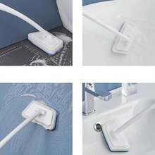 4/3/2/1pc Bathroom Cleaning Brush, Long Handle Bathtub Tile Brush, Non-Scratch Soft Bristle Bathtub Mop, Detachable Brush Head, Suitable For Floors, Bathtubs, Showers, Sinks, Faucets And Wall Tile Surfaces - Multicolor - View 4