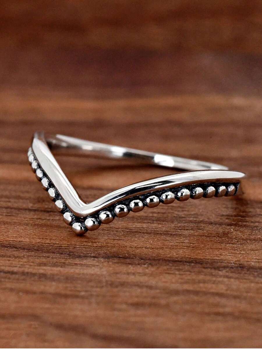 1pc Vintage Ring, Suitable For Women To Wear, Suitable For Wedding, Engagement, Anniversary Party, Valentine's Day Gift - 1# - View 1