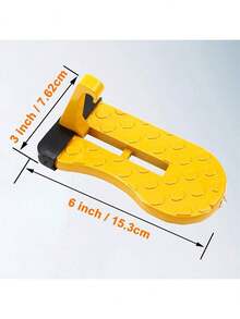 1pc Multi Functional Car Door Hook Pedal, Universal Adaptation, Anti Slip Foldable Track With Glass Breaker, Bearing Capacity Up To 400 Pounds, Suitable For Sedans SUV, Off Road Vehicles And Trucks, Universal Vehicle Door Brackets, Car Door Pedals, - A - View 12