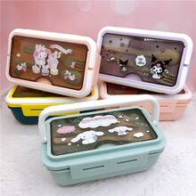 1 buah Kotak Makan Siang DIY Sanrio Hello Kitty dan Kuromi dengan Sekat, Kotak Makan Siang Dua Lapis untuk Pelajar, Kotak Makan Siang Kantor, Kotak Makan Siang Berinsulasi Isi Air, Kotak Makan Siang Portabel Kapasitas Besar, Mudah Dibawa, Kotak Makan Siang dengan Sekat, Perlengkapan Sekolah untuk Pelajar, Kotak Bento, Kotak Makan Siang, Hadiah Ulang Tahun - MultiWarna - View 12