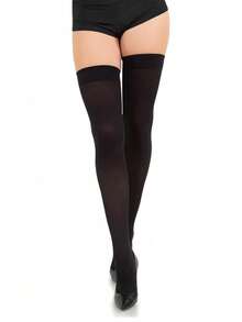 Women's Nylon Over-The-Knee Socks, Student Style, Opaque, Y2K Style, Comfortable Socks - Multicolor - View 4