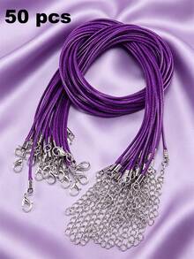 10/50/100pcs Multi-Color Multi-Layer Cord Necklace, Retro Punk Jewelry Necklace - Necklace Cord - View 69