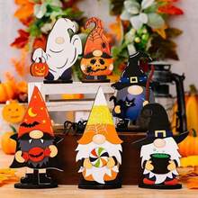 1pc Halloween Old Man Figurine, Halloween Tabletop Centerpiece Decoration, Used For Home Indoor Holiday Party Decor, Halloween Tabletop Ornament, Christmas Decoration Figurine - View 5