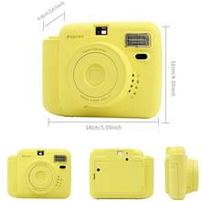 Set Kamera Instan Popoto, Termasuk Cermin Selfie untuk Potret Diri, Pencitraan Optik, Pengoperasian Sekali Klik, Cocok untuk Pemula, Gaya Film Klasik, Abadikan Momen Tak Terlupakan Liburan Pantai dan Musim Kembali ke Sekolah (Baterai Tidak Termasuk) - View 9