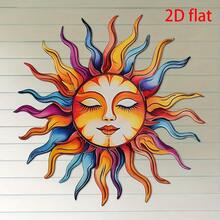 1 Stück bunte Acryl Wanddekoration, dekoratives Schild im Boho-Stil für den Garten, 2D flache Outdoor-Wanddekoration, geeignet für Zuhause, Innenbereich, Schlafzimmer, Außenbereich, Wohnzimmer, Garten, Bürodekoration, ganzjähriges Themen-Dekor, perfektes Einweihungsgeschenk - Mehrere Stile - Übersicht 5