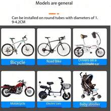 1pc Multi-Function Universal Cup Holder, Quick Release Tool-Free Installation, Bicycle Stroller Electric Bike Water Bottle Holder Accessory - Multicolor - View 8