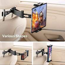 Giá đỡ máy tính bảng xoay 360° gắn tựa đầu ô tô, giá đỡ điện thoại cho ghế sau, giá đỡ máy tính bảng ghế sau ô tô, giá đỡ điện thoại lý tưởng cho hành khách phía sau, hoàn hảo cho du lịch và những chuyến đi đường dài - A - Xem 1
