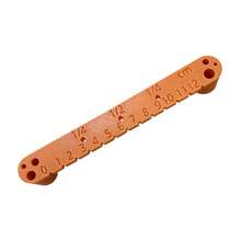 Orange Multifunctional Woodworking Center Locating Gauge, High Precision Marking & Drilling Tool For Woodworking, Sturdy Practical Workshop Essential - Multiple Styles - View 7