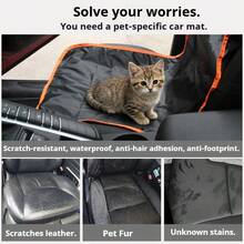 Pet Car Seat Cover, Lightweight & Easy To Store And Carry, Anti-Dirt & Anti-Scratch Car Seat Protector, Travel Dog Mat, Universal Fit For Passenger Seat Car Accessory - Car Pet Mat - View 12