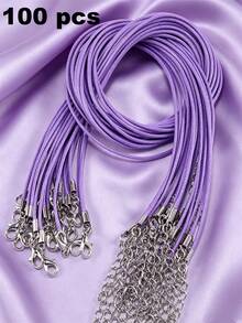 10/50/100pcs Multi-Color Multi-Layer Cord Necklace, Retro Punk Jewelry Necklace - Necklace Cord - View 64