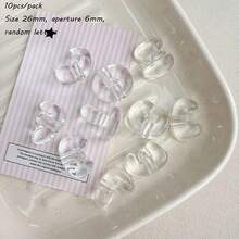 Acrylic Transparent Rainbow Large Hole Q-Version Letter Beads Straight Hole Beads Scattered Beads Handmade DIY Mobile Phone Chain Necklace Accessories - Multicolor - View 22