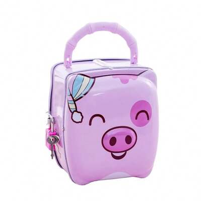 Toy Piggy Bank For Children, Savings Box, Cartoon Design, Home Decoration, Coin Storage Jar, Kindergarten Gift.