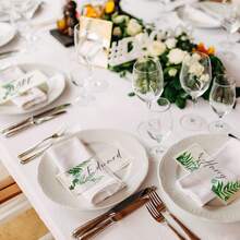 10pcs/20pcs/30pcs/40pcs/50pcs Clear Acrylic Table Cards, Acrylic Name Cards, Acrylic Table Number Cards, Blank Acrylic Name Plates, Acrylic Seating Chart Cards, Wedding DIY Table Decor Banquet Party Signage (Rectangular) - A - View 6