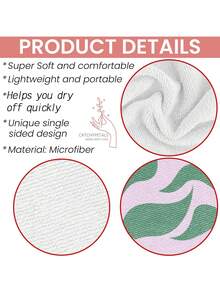 Personalized Mermaid Beach Towel, Customized Name Soft Towel, Cartoon Mermaid Ocean Theme Pattern - Multicolor - View 9