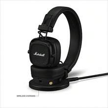 Marshall Major V Over-Ear Wireless Headphones, 100-Hour Battery Life, Bluetooth 5.2, Upgraded Classic Rock Design, Foldable, Memory Foam Ear Cushions, Wired/Wireless Dual Mode, Multi-Point Connection, Suitable For Travel, Commuting, Music - View 10