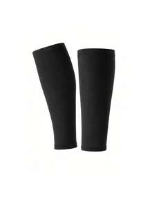 1 Pair Silicone Non-Slip Calf Compression Sleeves, High Elasticity Breathable Leg Support, Suitable For Running, Jump Rope, Marathon Sports - Multicolor - View 10