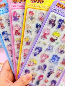 Anime Boy 3D Epoxy Stickers, Transparent Background Without Obscuring Print, Universal For Books And Luggage, Handmade Stock, Fun Reward Stickers For Teens, 3D/DIY Stickers, Transparent Solid Stickers, Replaceable 3D Sticker Set, Reusable Self-Adhesive DIY Decorative Stickers, Interactive Stickers For Kids, Daily Decorative Stickers, Party Decorative Stickers, Kids Sticker Games, Office And School Decorative Stickers - Multicolor - View 13