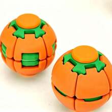 Press And Rotate Decompression Ball, Color 3D Printing Press And Rotate Decompression Ball, Soccer Fingertip Gyroscope, Office Classroom Portable Small Toy, Pinch Toy - Multicolor - View 18