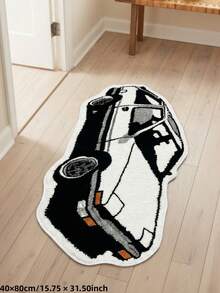 1 pieza, Nueva llegada 2026, Alfombra de tira larga asimétrica de coche deportivo clásico japonés, Perfecta para dormitorio, decoración de sala de estar, alfombra decorativa, decoración de dormitorio, alfombra pequeña, alfombra, decoración del hogar, alfombra de sala de estar, alfombra pequeña de sala de estar, alfombra de dormitorio, decoración del hogar de sala de estar, alfombra de exterior, alfombra lavable - Multicolor - Ver 6