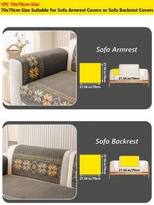 1 buah Sarung Sofa Jacquard Boho, Anti Hewan Peliharaan, Anti Gores, Ramah Kulit, Dapat Dicuci - MultiWarna - View 16