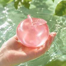 1pc 2026 Pink Fruit Cartoon Face Soft Candy Ball, Soft Elastic Stress Relief Squeeze Toy, Fun Birthday Gift For Friends, Random Style - 彩色 - 查看 3
