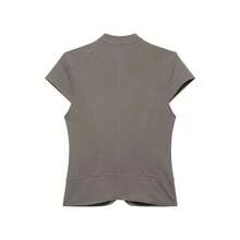 DEEKA Autumn New Women's European And American Style Fashion Minimalist Versatile Zipper Button Decor Vest Summer - Dark Khaki - View 4