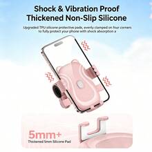 Anti-Shake Bicycle Phone Holder 360° Rotating Universal Electric Scooter Phone Mount Adjustable Stable Riding Navigation Bracket - Multicolor - View 5