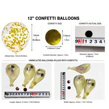 Rose Gold Balloon Garland Set, Nude, Pale Pink, Metallic Gold, Matte White Balloons, Gold And Rose Gold Confetti, Foil Balloons, 125pcs Different Sizes With Accessories, Suitable For Wedding, Bridal Shower, Princess Party, Girl Birthday, Baby Shower, Wedding Decoration, Home Decoration, Room Decoration, Christmas, Photo Backdrop Decoration, Thickened Latex, And Harmless - Multicolor - View 8