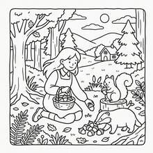 Soft Life2: Livro de Colorir da Série Vida de Meninas Fofas, 24 Páginas de Rabiscos Divertidos, Adequado para Relaxamento, Aniversário de Meninas, Aniversário, Reunião de Melhores Amigas, Volta às Aulas, Halloween, Presentes de Natal, 7,9x7,9 Polegadas, com Bloco de Papel - vida suave2 - Visão 3