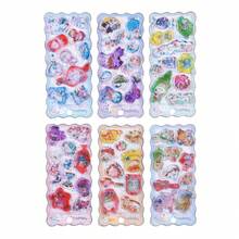 Pegatina decorativa de oscilador líquido Q-LiA: 1 pieza de pegatina 3D con relieve de cristal, transparente, impermeable y autoadhesiva, adecuada para manualidades DIY, decoración de scrapbooking. Aplicable a fundas de teléfono, portátiles, botellas de agua, artículos de papelería, etc. - Multicolor - Ver 6