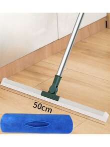 Rubber Squeegee Broom With Handle, Can Clean Floors, Windows, Silicone Pet Hair, Indoor Cleaning Magic Broom, Can Clean Glass, Hair, Fine Dust And Liquids, Suitable For Smooth Floors And Carpets - Multicolor - View 14