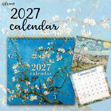 梵谷風格：2027年新日曆，可掛牆或置於桌面，記錄重要事件與紀念日，創意新年禮物、生日禮物 - 梵谷風格 - 查看 11