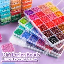 2.6mm Hot Melt Beads 24 Colors Refill Pack, Full Color Palette Refill Tray, Perfect Choice For DIY Enthusiasts To Create Decorative DIY Puzzles, Suitable For Handmade Gifts, Pixel Art Creation, School Craft Activities, Back To School Essential - Multicolor - View 6