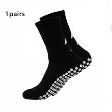 1/4/6 Pairs Men's Silicone Anti-Slip Mid-Calf Sports Socks With Lightning Pattern, Breathable, Suitable For Football, Running, Training - Black and White - View 13