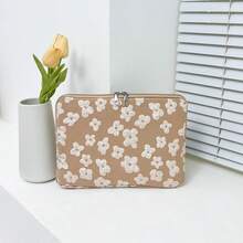 Jacquard Minimalist Luxury Multi-Size Laptop Tablet Storage Bag Computer Case - Khaki - View 11