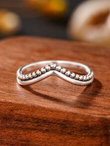 1pc Vintage Ring, Suitable For Women To Wear, Suitable For Wedding, Engagement, Anniversary Party, Valentine's Day Gift - 1# - View 3